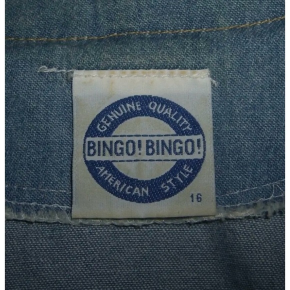 Vintage 80's Bingo Top Denim Pearls Cardigan Flower Sequin Shirt Plus Grandma 16 - Picture 10 of 12